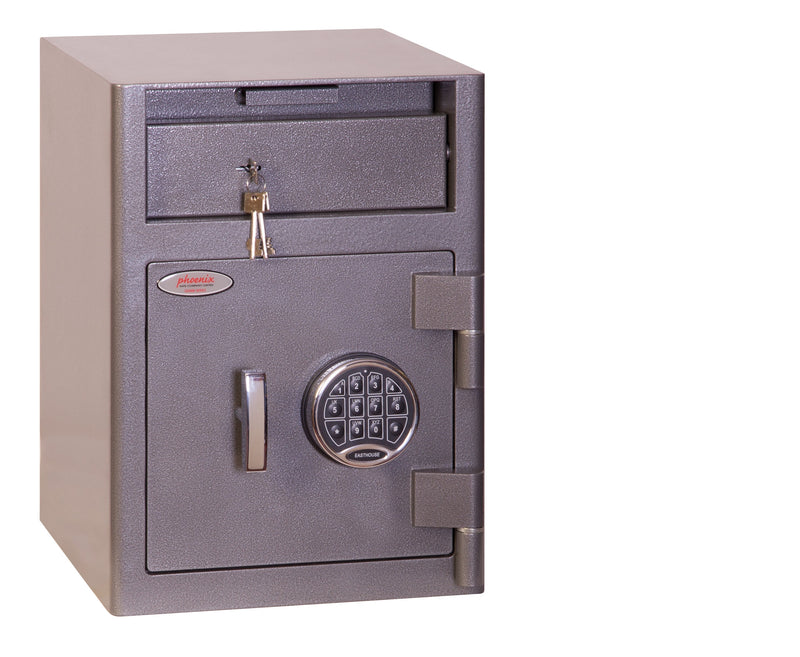 Phoenix Cash Deposit Size 1 Security Safe Electronic Lock Graphite Grey SS0996ED - ONE CLICK SUPPLIES