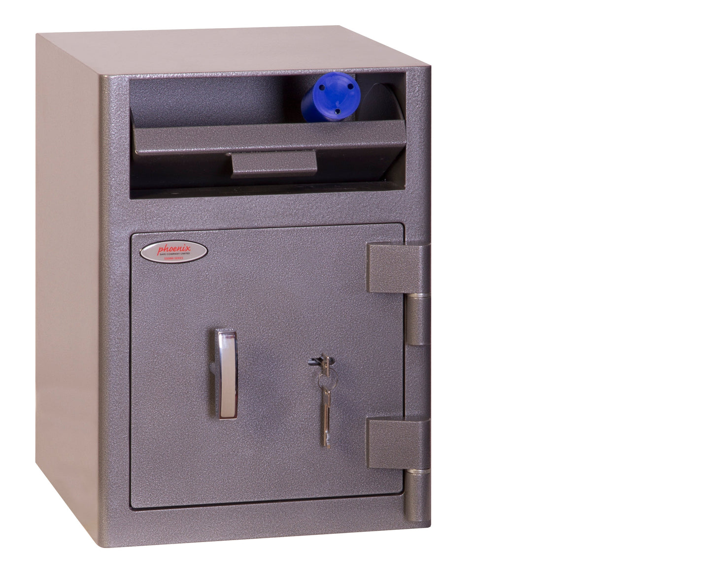 Phoenix Cash Deposit Size 1 Security Safe Key Lock Graphite Grey SS0996KD - ONE CLICK SUPPLIES