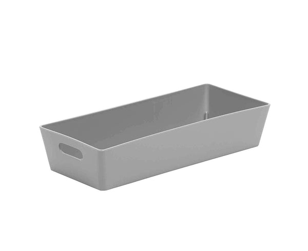 Wham Grey Rectangular Studio Basket 2.01 1 Litre - ONE CLICK SUPPLIES