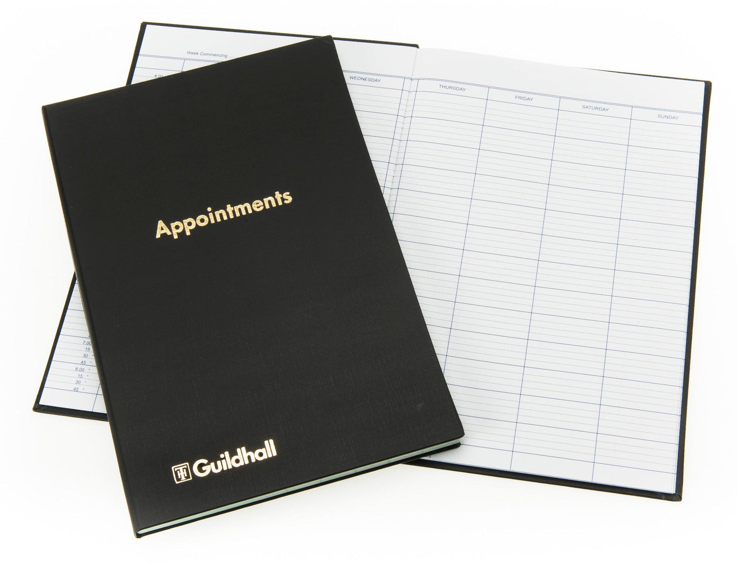 Guildhall Appointments Book 298x203mm 104 Pages Blue T1197Z - ONE CLICK SUPPLIES