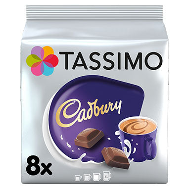 Tassimo Cadbury Hot Chocolate 240g Capsules (1 Packs of 8) - ONE CLICK SUPPLIES