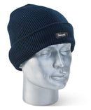 Beeswift 3M Thinsulate Branded Beenie Hat One Size {Navy Blue or Black} - ONE CLICK SUPPLIES