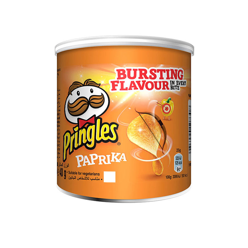 Pringles Paprika Crisps 40g x 12 per case - ONE CLICK SUPPLIES