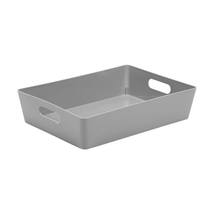 Wham Grey Rectangular Studio Basket 5.01 6L - ONE CLICK SUPPLIES