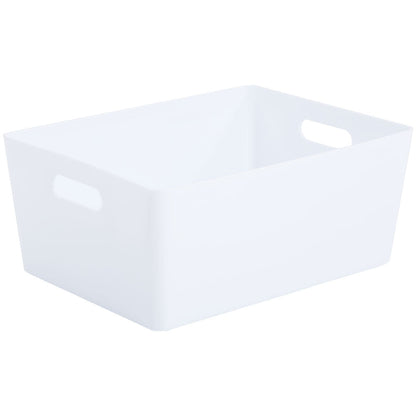 Wham White Rectangular Studio Basket 5.02 11.5 Litre - ONE CLICK SUPPLIES