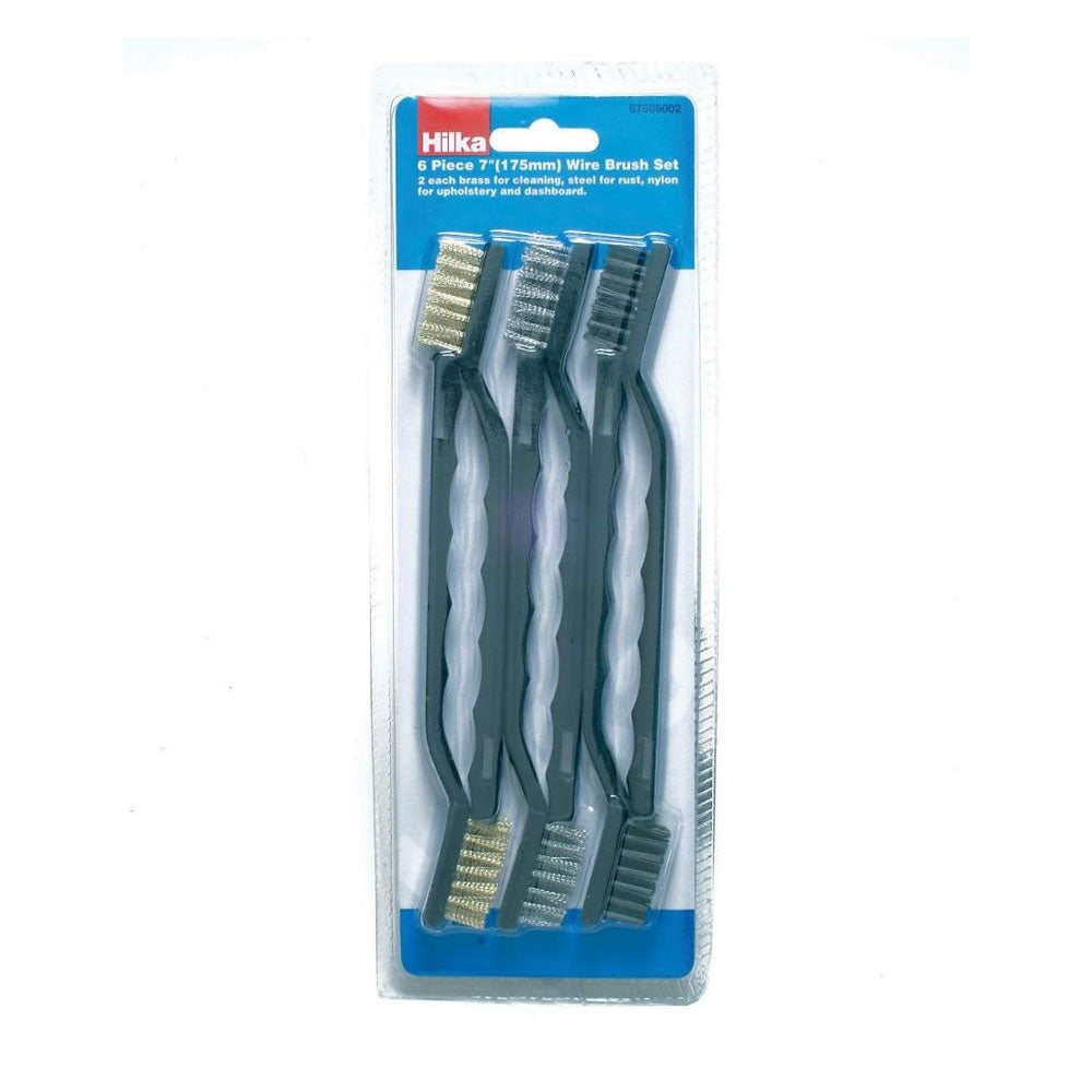 7inch Cleaning Brush Set Pack 6's - ONE CLICK SUPPLIES