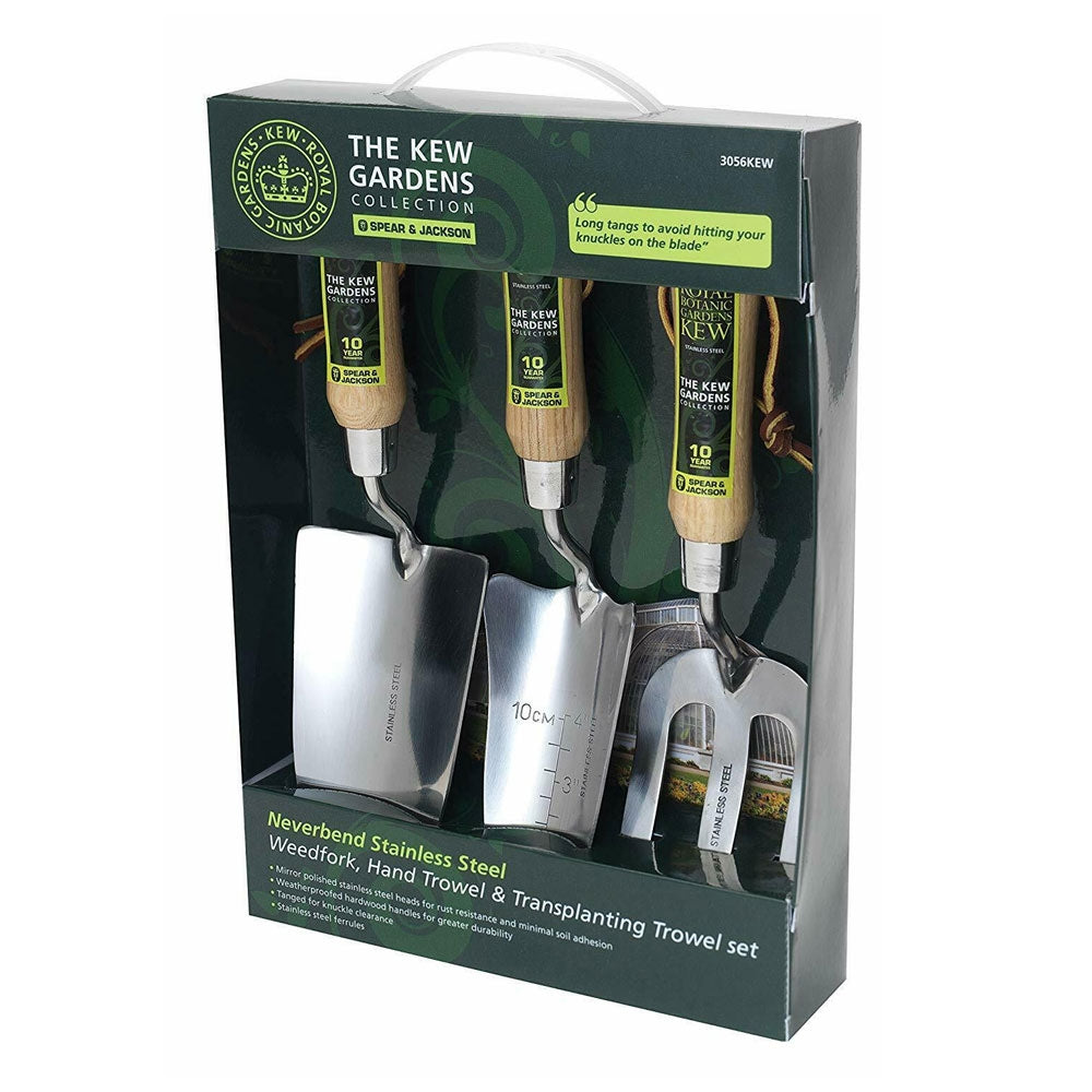 The Kew Gardens Collection S/S Fork & Trowel 3 Piece Set - ONE CLICK SUPPLIES