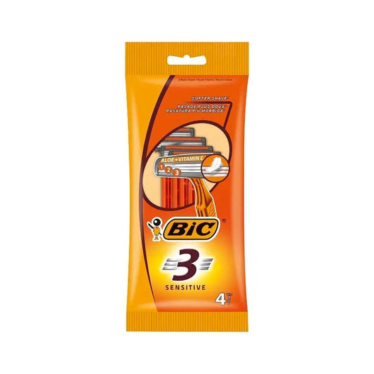 Bic 3 Razor Pack 4's - ONE CLICK SUPPLIES