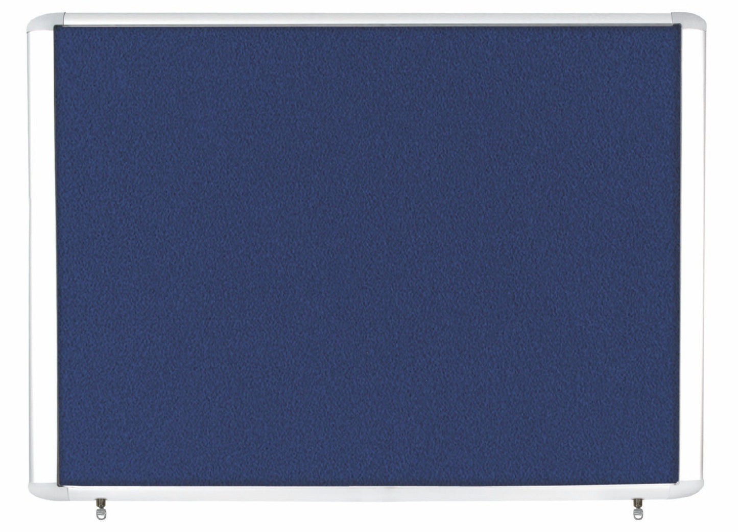 Bi-Office Outdoor Blue Felt Lockable Noticeboard Display Case 8 x A4 978x670mm - VT350607760 - ONE CLICK SUPPLIES