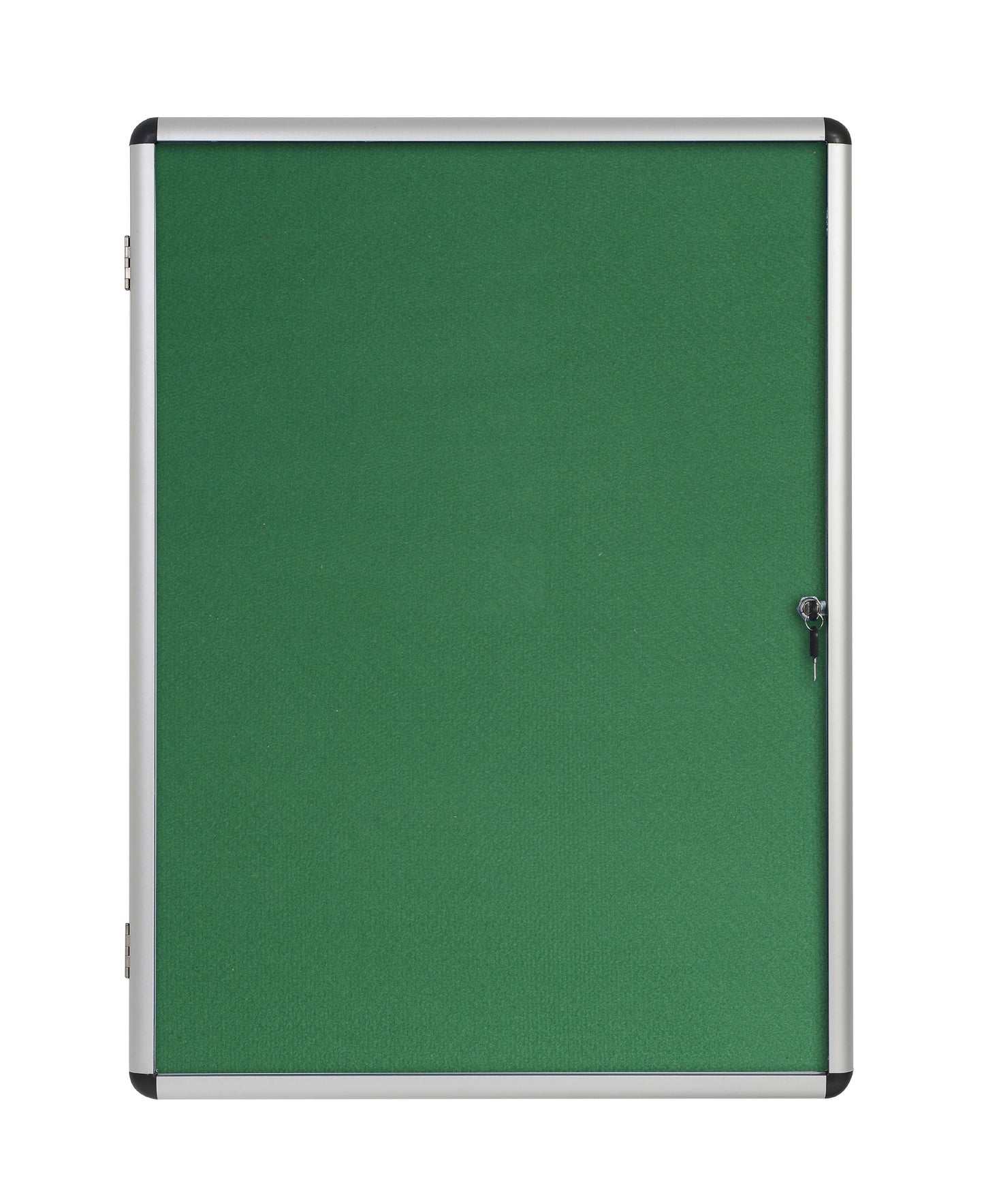 Bi-Office Enclore Green Felt Lockable Noticeboard Display Case 9 x A4 720x981mm - VT630102150 - ONE CLICK SUPPLIES